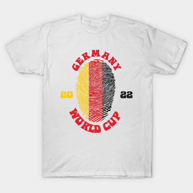 Germany World Cup 2022 T-Shirt by Lotemalole